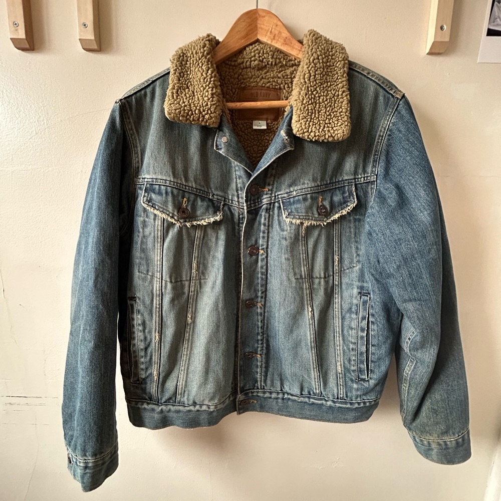 Jean Jacket with Shearling (Old Navy)